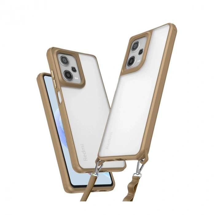 Xiaomi Redmi Note 12 Pro 5g Kılıf Penta Silikon Kılıf - Çöl Titanyum