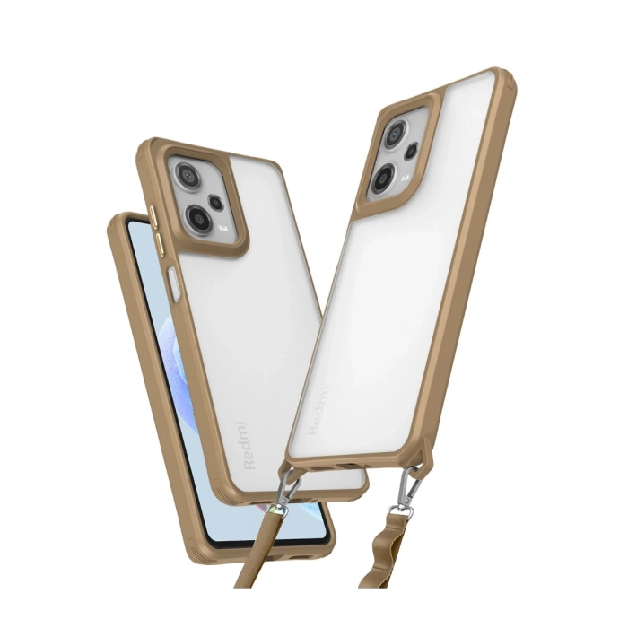 Xiaomi Redmi Note 12 Pro 5g Kılıf Penta Silikon Kılıf - Çöl Titanyum