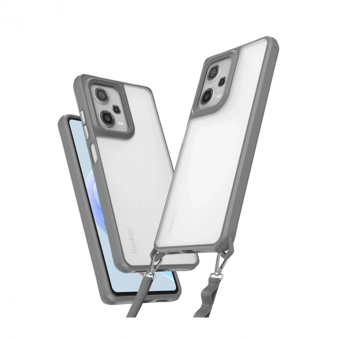 Xiaomi Redmi Note 12 Pro 5g Kılıf Penta Silikon Kılıf - Titan Gri