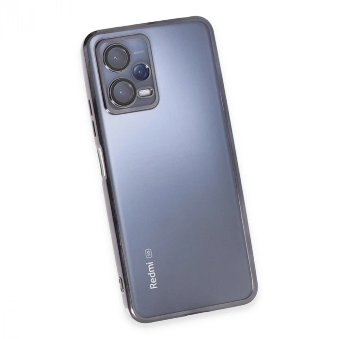 Xiaomi Redmi Note 12 Pro 5g Kılıf Razer Lensli Silikon - Siyah