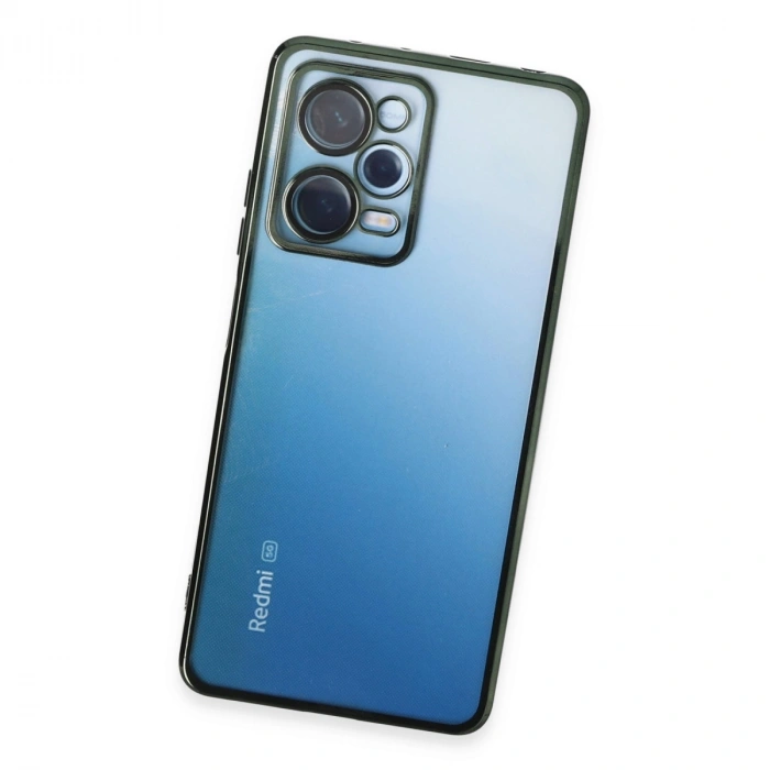 Xiaomi Redmi Note 12 Pro 5g Kılıf Razer Lensli Silikon - Yeşil