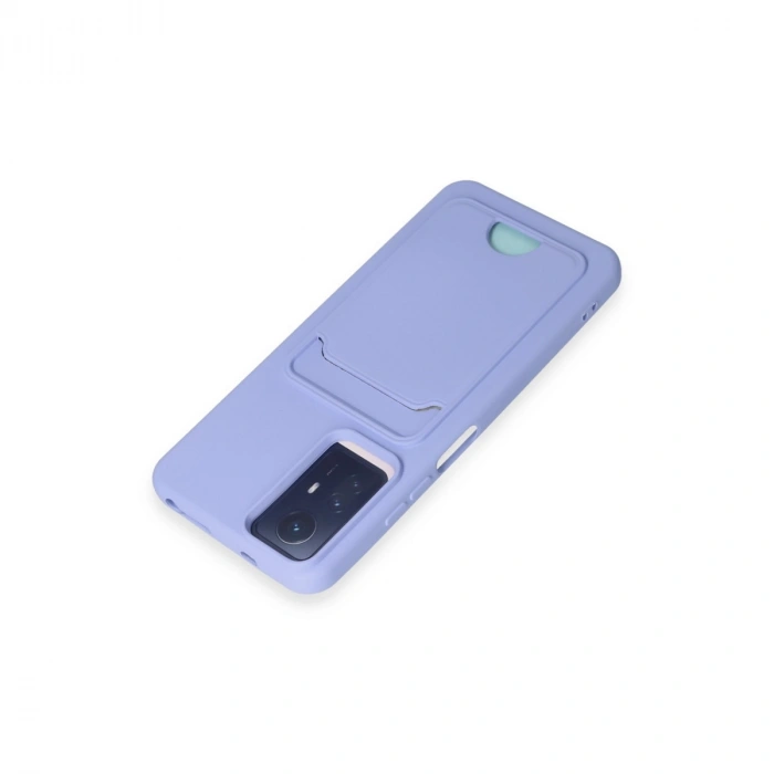 Xiaomi Redmi Note 12s Kılıf Kelvin Kartvizitli Silikon - Lila
