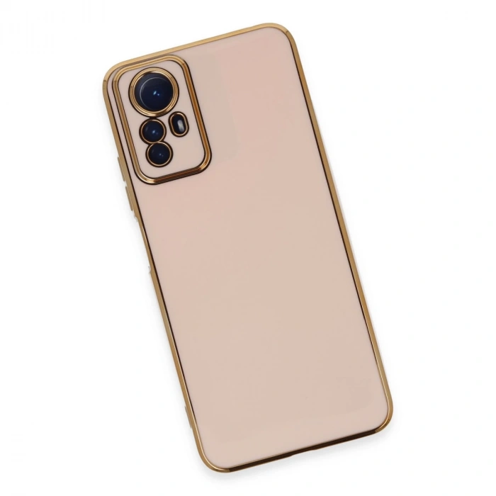 Xiaomi Redmi Note 12s Kılıf Volet Silikon - Pembe