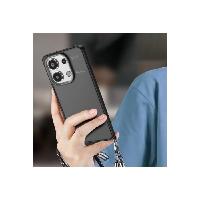 Xiaomi Redmi Note 13 4g Kılıf Elegant Kapak - Pudra