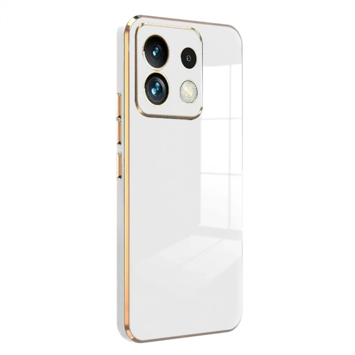 Xiaomi Redmi Note 13 4g Kılıf Volet Silikon - Beyaz