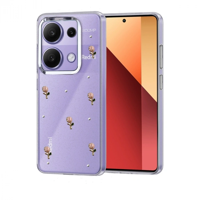 Xiaomi Redmi Note 13 Pro 4g Fiyonk Desenli Kapak - Desen 6