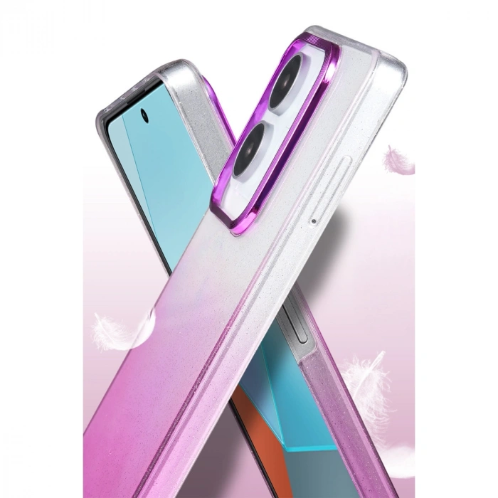 Xiaomi Redmi Note 13 Pro 4g Glossy Kapak - Mavi