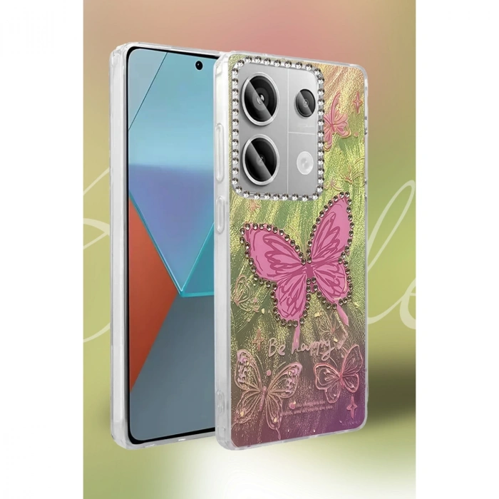 Xiaomi Redmi Note 13 Pro 4g Kılıf Blade Aynalı Desenli Kapak - Desen 1