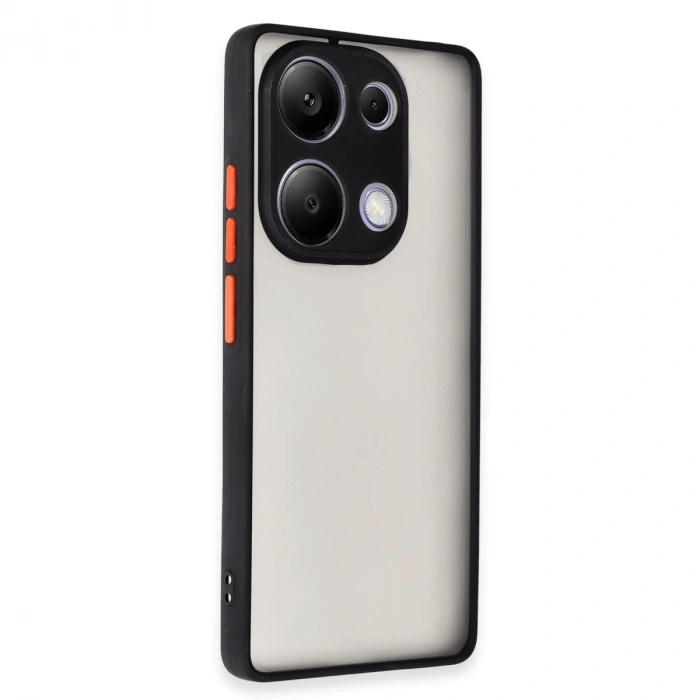 Xiaomi Redmi Note 13 Pro 4g Kılıf Montreal Silikon Kapak - Siyah