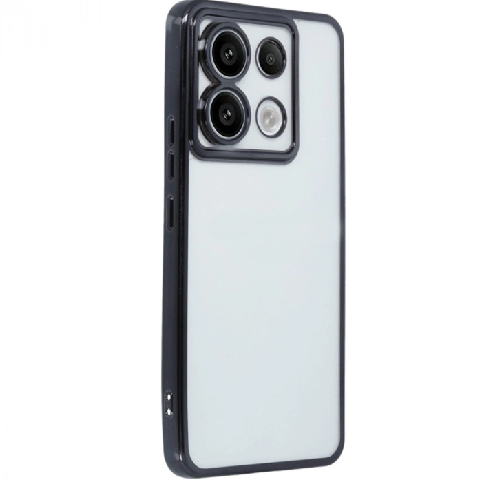 Xiaomi Redmi Note 13 Pro 4g Kılıf Razer Lensli Silikon - Siyah