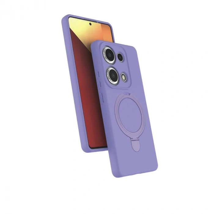 Xiaomi Redmi Note 13 Pro 4g Regal Magsafe Standlı Kapak - Lila