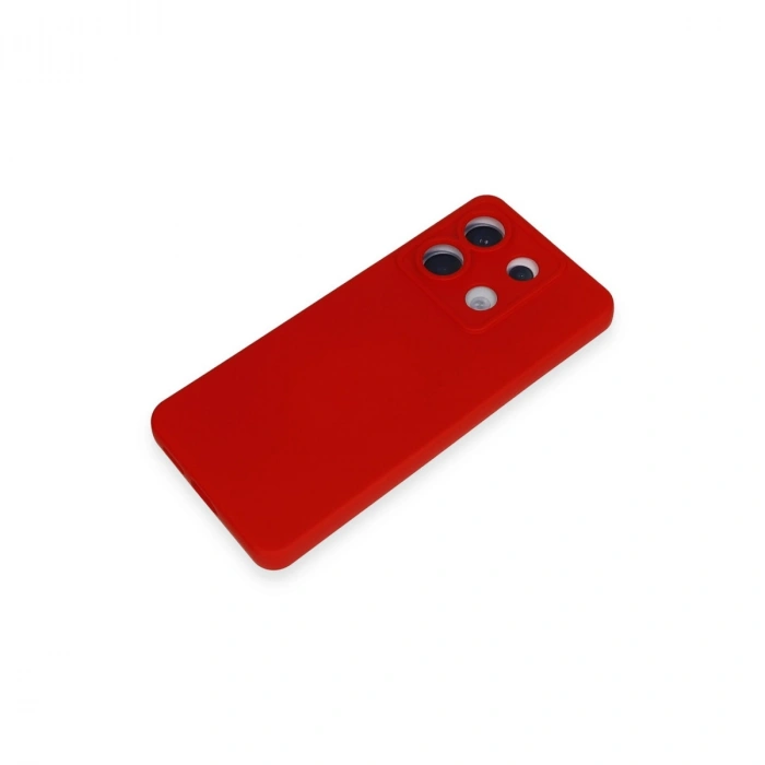 Xiaomi Redmi Note 13 Pro 5g Kılıf Nano İçi Kadife Silikon - Kırmızı