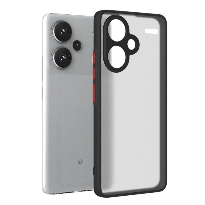 Xiaomi Redmi Note 13 Pro Plus Kılıf Montreal Silikon Kapak - Siyah