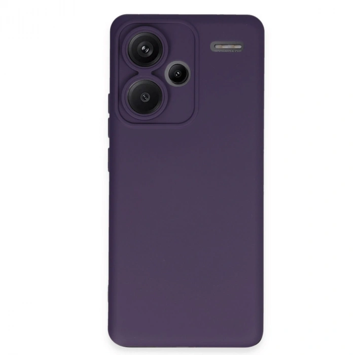 Xiaomi Redmi Note 13 Pro Plus Kılıf Nano İçi Kadife Silikon - Mor