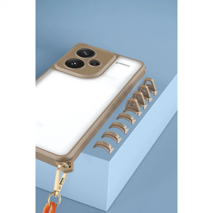 Xiaomi Redmi Note 13 Pro Plus Kılıf Penta Silikon Kılıf - Titan Gri