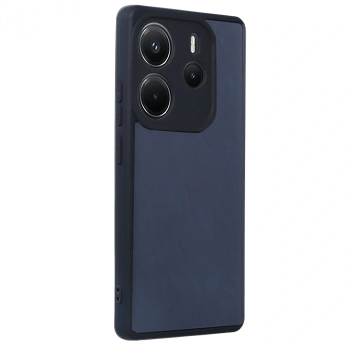 Xiaomi Redmi Note 14 4g Kılıf Aras Deri Kapak - Lacivert