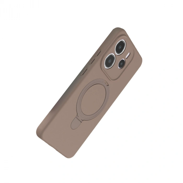 Xiaomi Redmi Note 14 4g Regal Magsafe Standlı Kapak - Çöl Titanyum