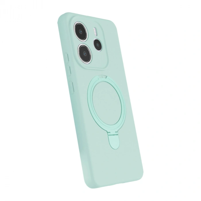 Xiaomi Redmi Note 14 4g Regal Magsafe Standlı Kapak - Su Yeşili