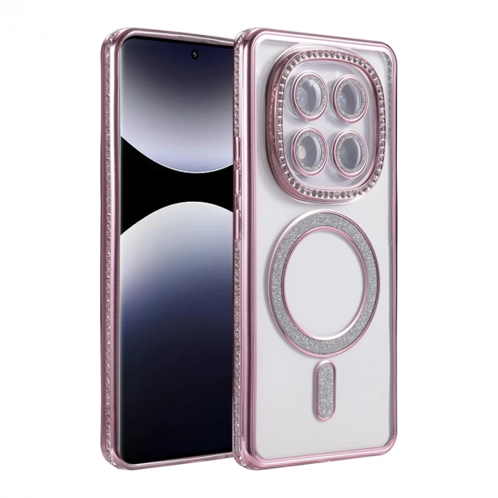 Xiaomi Redmi Note 14 Pro 4g Joke Simli Magneticsafe Kılıf - Pembe