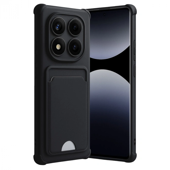 Xiaomi Redmi Note 14 Pro 4g Kelvin Kartvizitli Silikon - Siyah