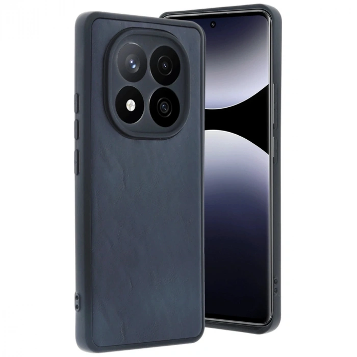 Xiaomi Redmi Note 14 Pro 4g Kılıf Aras Deri Kapak - Lacivert