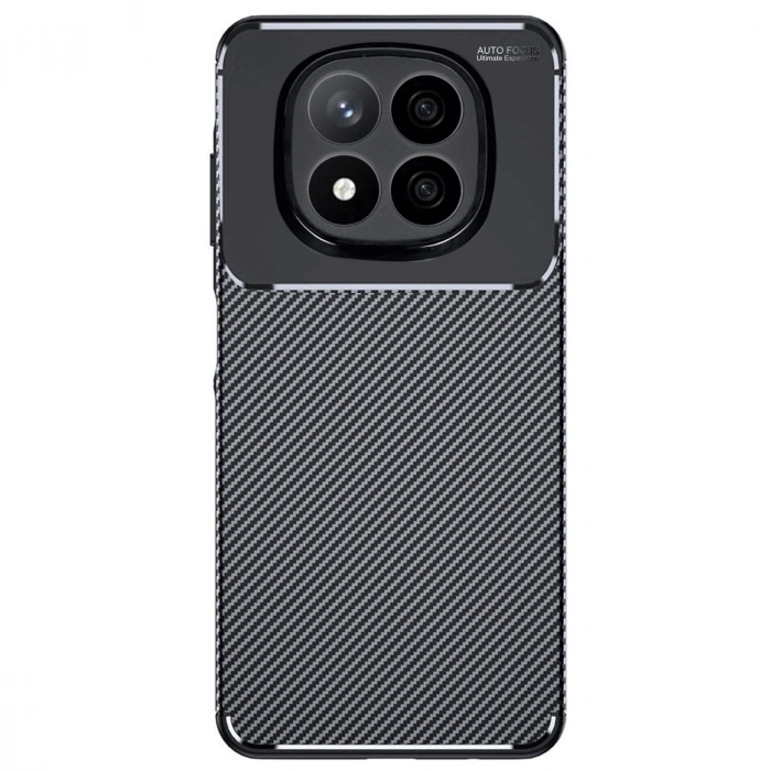 Xiaomi Redmi Note 14 Pro 4g Kılıf Auto Focus Karbon Kapak - Siyah