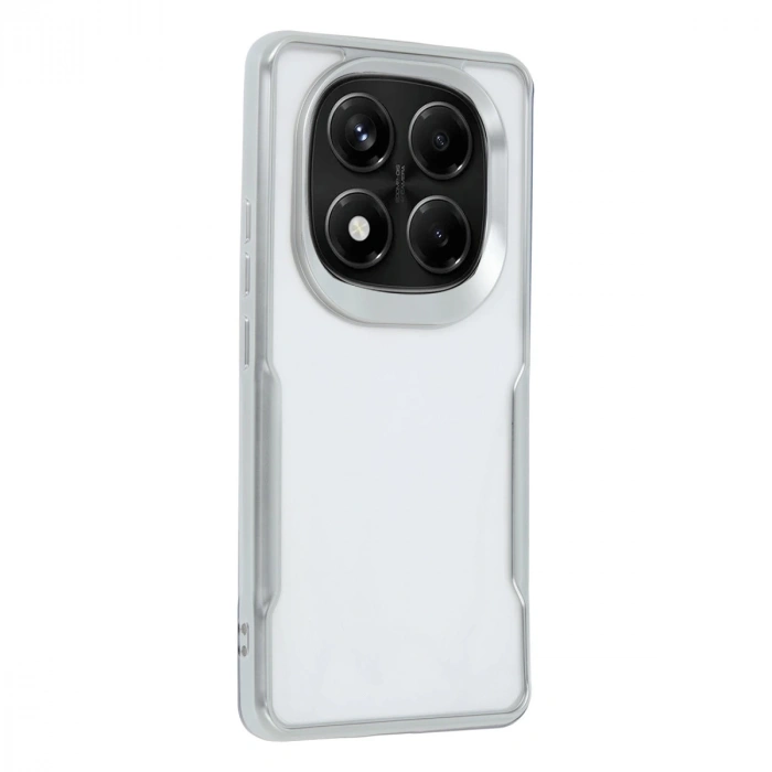 Xiaomi Redmi Note 14 Pro 4g Kılıf Boyi Silikon Kapak - Gümüş