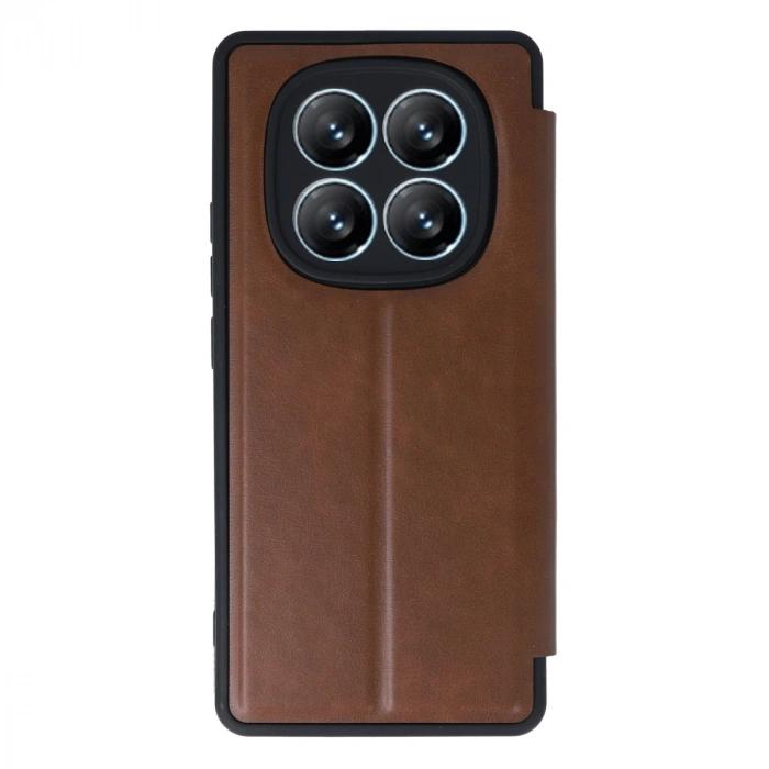 Xiaomi Redmi Note 14 Pro 4g Kılıf Flip Cover - Taba