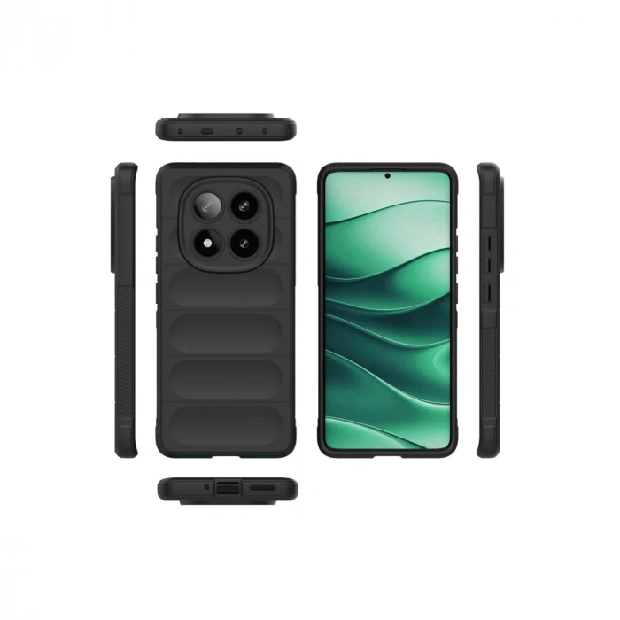 Xiaomi Redmi Note 14 Pro 4g Kılıf Optimum Silikon - Koyu Yeşil