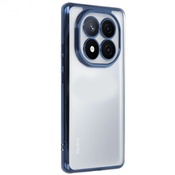 Xiaomi Redmi Note 14 Pro 4g Kılıf Razer Lensli Silikon - Lacivert