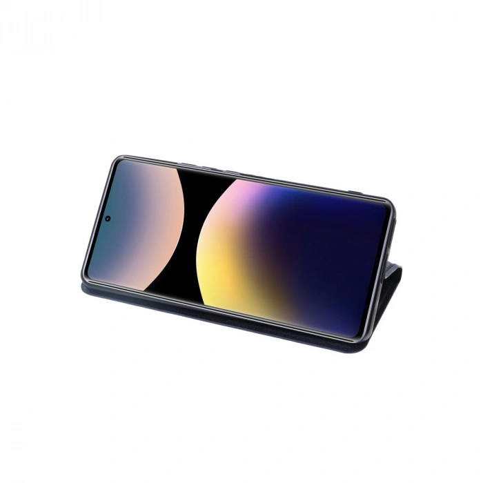 Xiaomi Redmi Note 14 Pro 4g Kılıf Trend S Plus Kapaklı Kılıf - Siyah