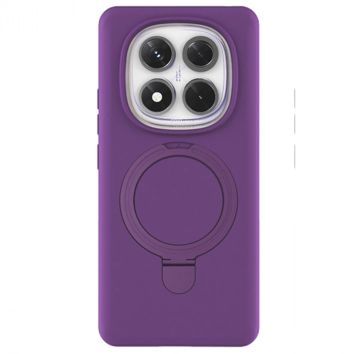 Xiaomi Redmi Note 14 Pro 4g Regal Magsafe Standlı Kapak - Derin Mor