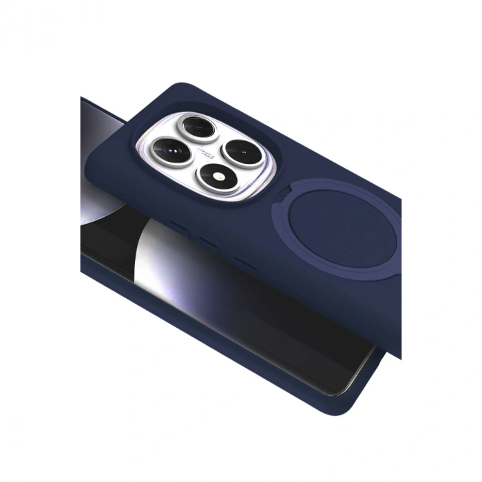 Xiaomi Redmi Note 14 Pro 4g Regal Magsafe Standlı Kapak - Lacivert