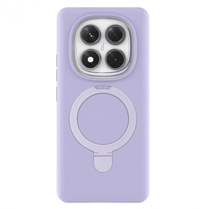 Xiaomi Redmi Note 14 Pro 4g Regal Magsafe Standlı Kapak - Lila