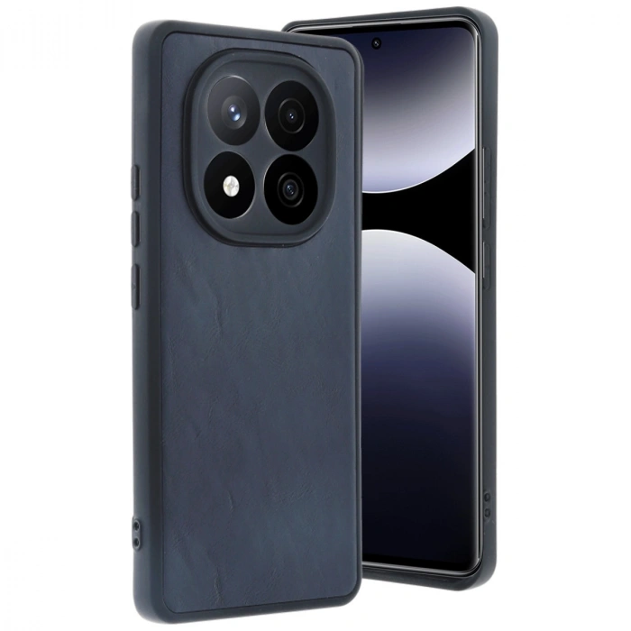 Xiaomi Redmi Note 14 Pro 5g Kılıf Aras Deri Kapak - Lacivert