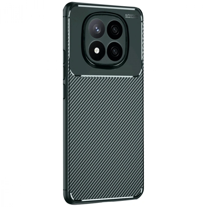 Xiaomi Redmi Note 14 Pro 5g Kılıf Auto Focus Karbon Kapak - Koyu Yeşil