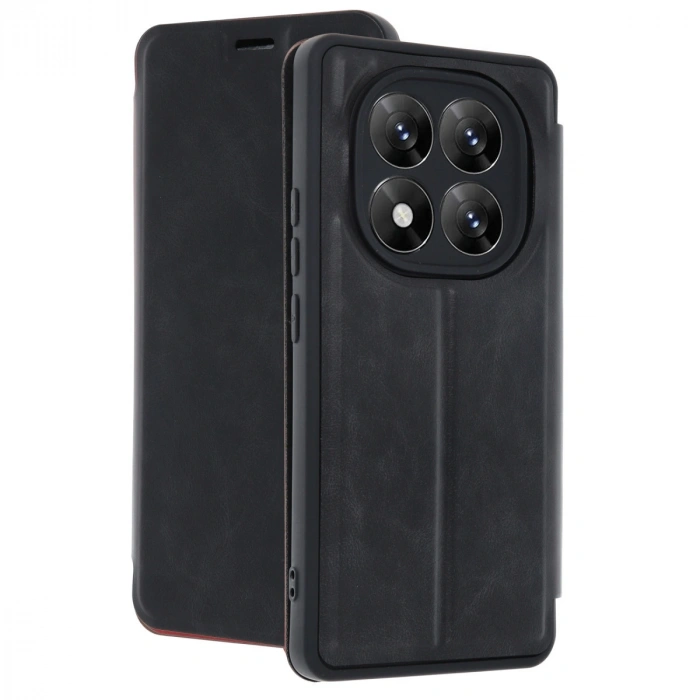 Xiaomi Redmi Note 14 Pro 5g Kılıf Flip Cover - Siyah