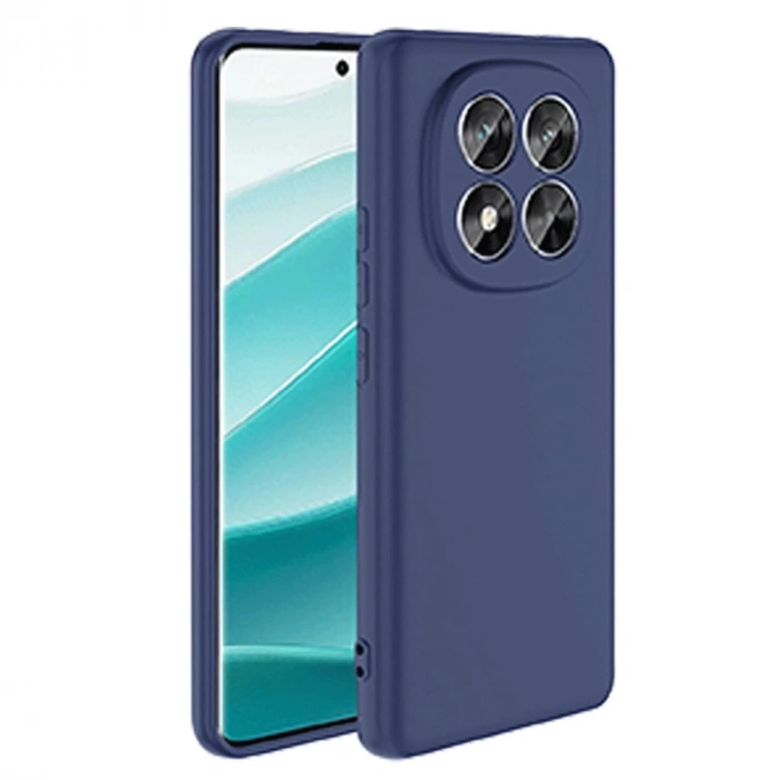 Xiaomi Redmi Note 14 Pro 5g Kılıf Nano İçi Kadife Silikon - Lacivert