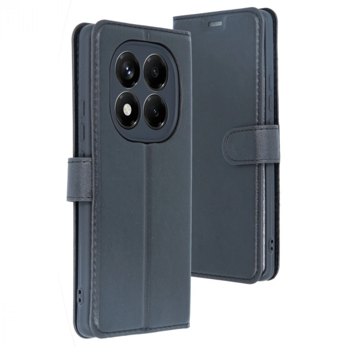 Xiaomi Redmi Note 14 Pro 5g Kılıf Trend S Plus Kapaklı Kılıf - Siyah