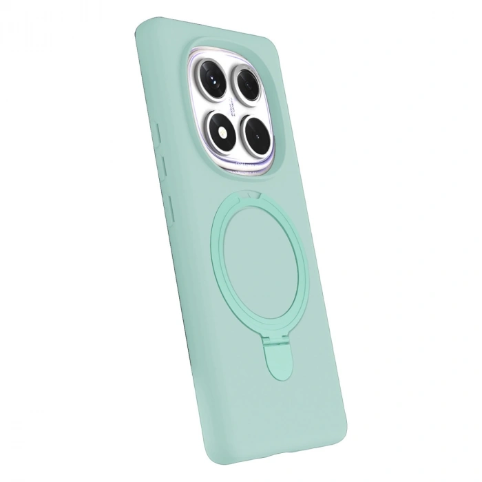 Xiaomi Redmi Note 14 Pro 5g Regal Magsafe Standlı Kapak - Su Yeşili