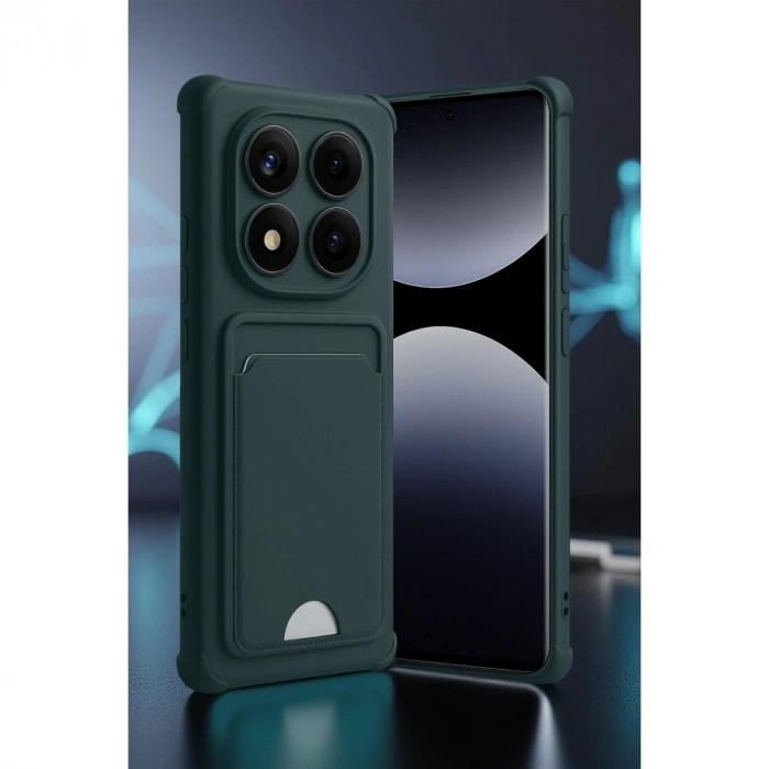 Xiaomi Redmi Note 14 Pro Plus Kelvin Kartvizitli Silikon - Bordo