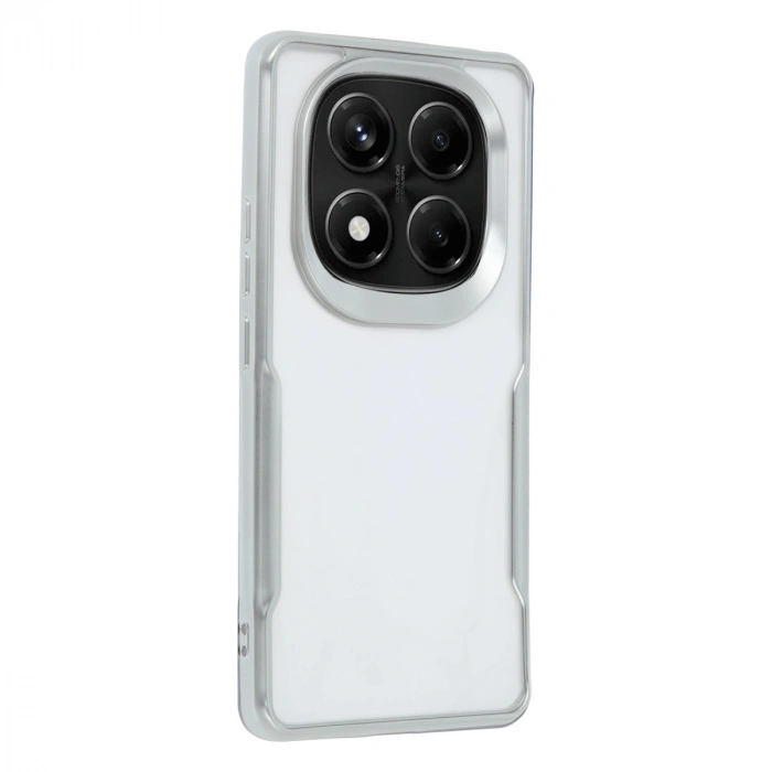 Xiaomi Redmi Note 14 Pro Plus Kılıf Boyi Silikon Kapak - Gümüş