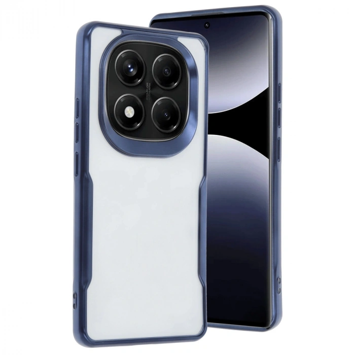 Xiaomi Redmi Note 14 Pro Plus Kılıf Boyi Silikon Kapak - Lacivert