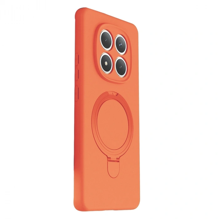 Xiaomi Redmi Note 15 4g Regal Magsafe Standlı Kapak - Turuncu