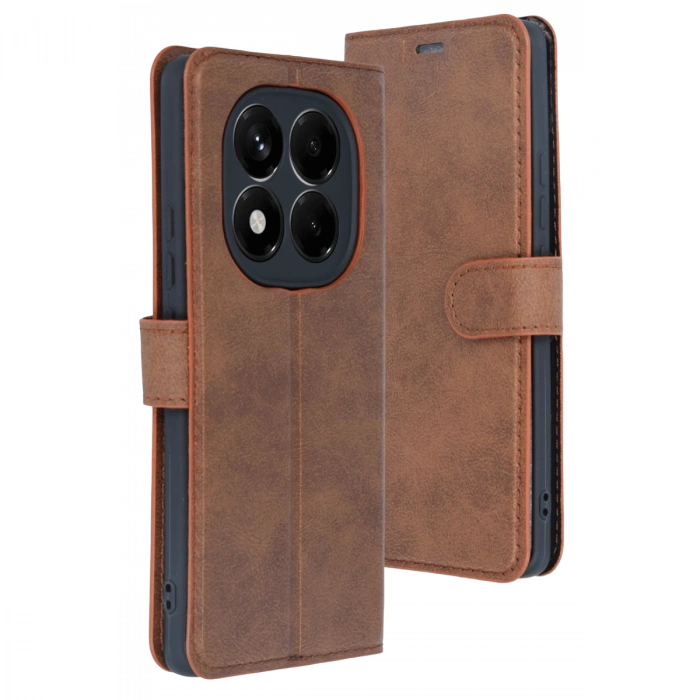 Xiaomi Redmi Note 15 4g Trend S Plus Kapaklı Kılıf - Taba