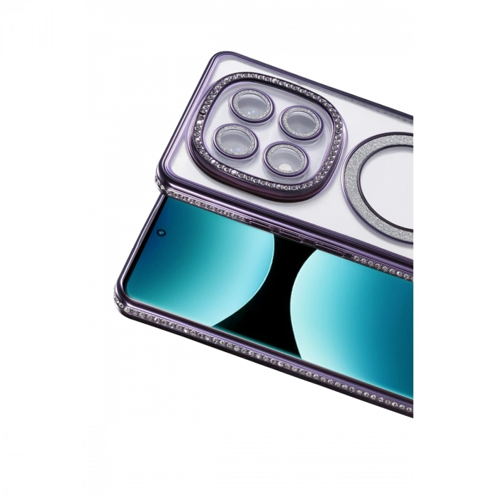 Xiaomi Redmi Note 15 Pro 5g Joke Simli Magneticsafe Kılıf - Derin Mor