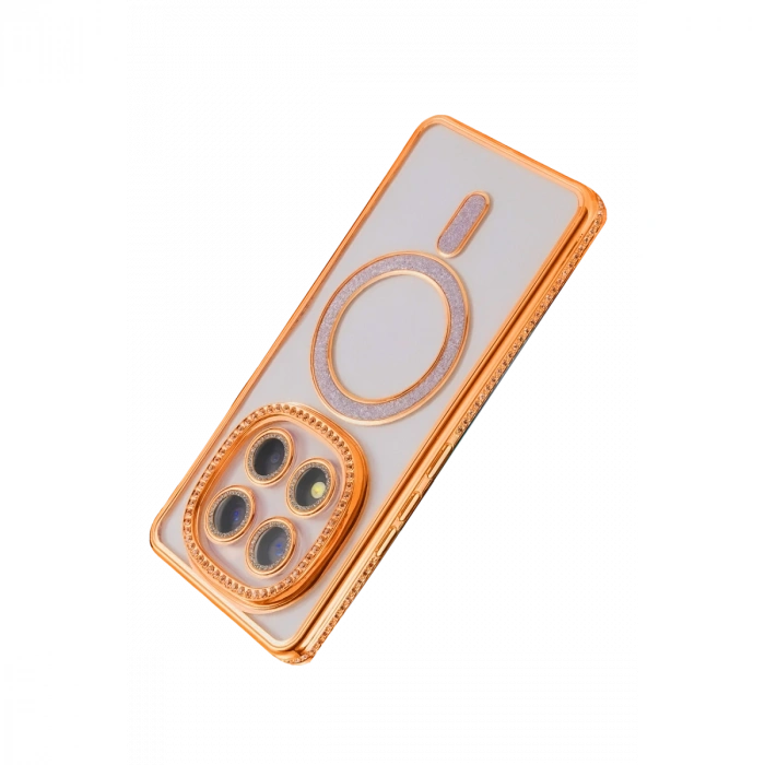 Xiaomi Redmi Note 15 Pro 5g Joke Simli Magneticsafe Kılıf - Turuncu
