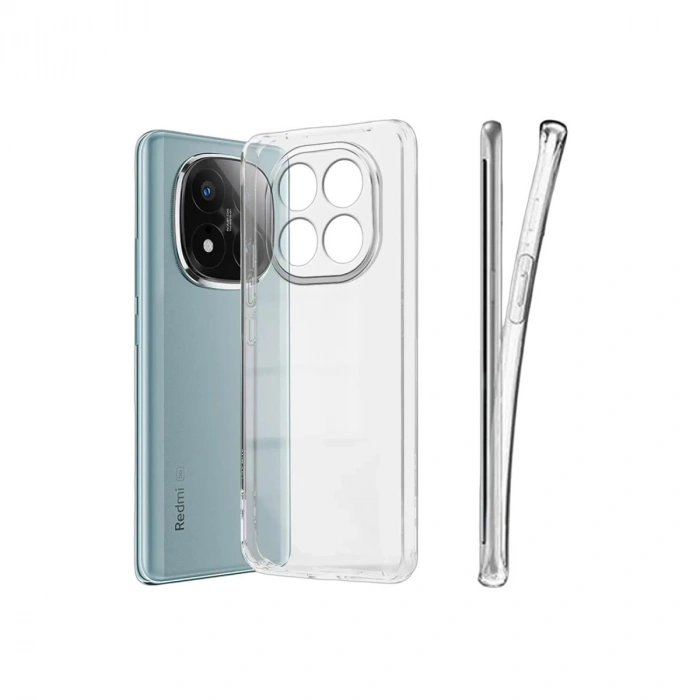 Xiaomi Redmi Note 15 Pro 5g Lüx Şeffaf Silikon - Şeffaf