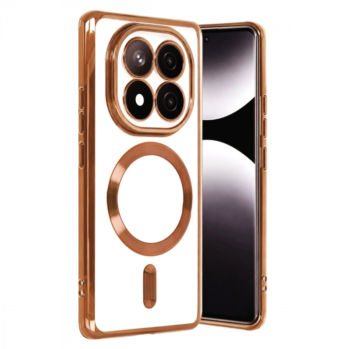 Xiaomi Redmi Note 15 Pro Plus 5g Kross Magneticsafe Kapak - Turuncu