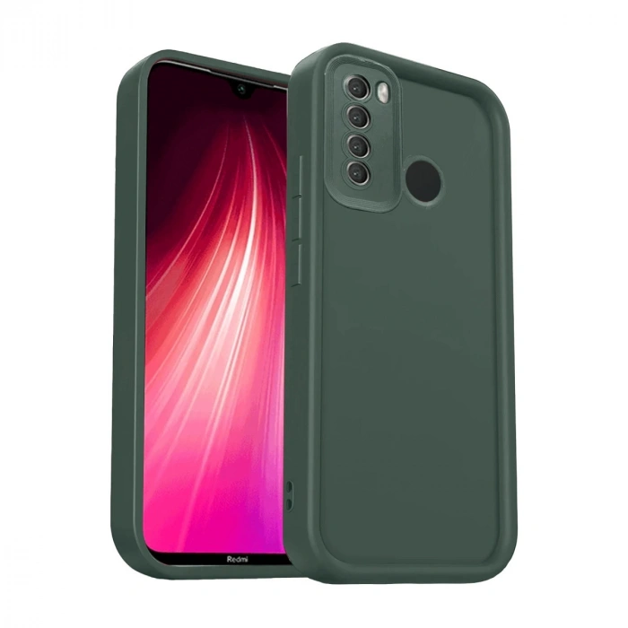Xiaomi Redmi Note 8 Kılıf Viera Silikon - Koyu Yeşil